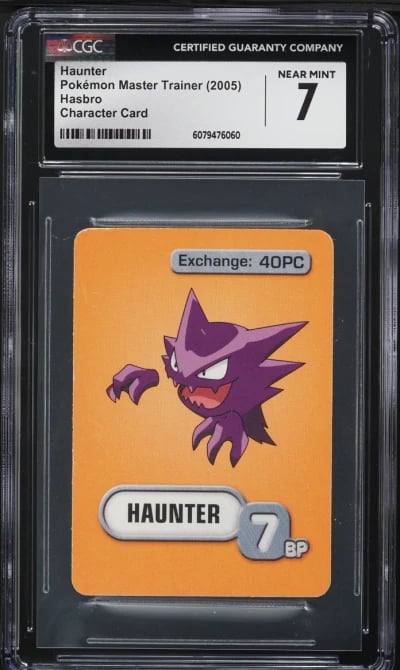2005 Pokemon Hasbro Master Trainer Character Card Haunter CGC 7 NRMT