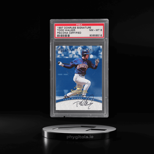 1997 Donruss Signature Century Marks Todd Walker 86/100 PSA/DNA Auth