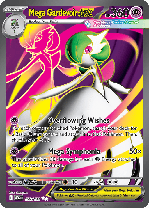 2025 Mega Gardevoir #159 Mega Evolution