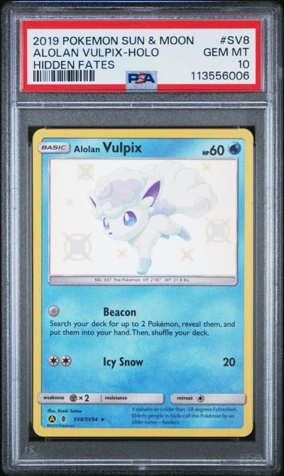 2019 POKEMON SUN & MOON HIDDEN F
