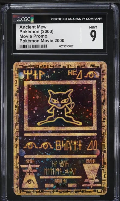 2000 Pokemon Movie Promo Ancient Mew CGC 9 MINT