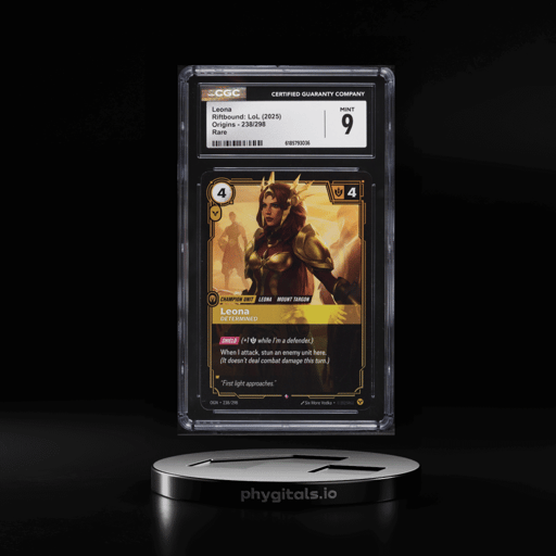 2025 Riftbound League Of Legends LoL Origins Leona #238 CGC 9 MINT
