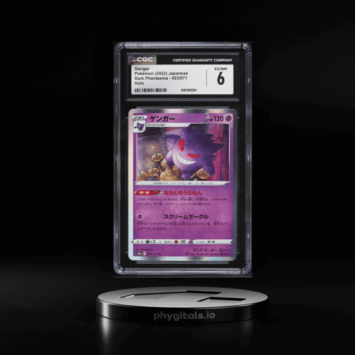 2022 Pokemon Japanese Sword & Shield Dark Phantasma Holo Gengar #23 CGC 6 EXMT