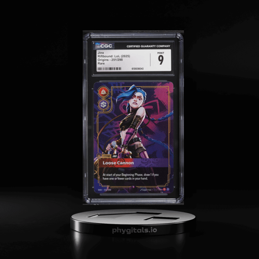 2025 Riftbound League Of Legends LoL Origins Jinx #251 CGC 9 MINT