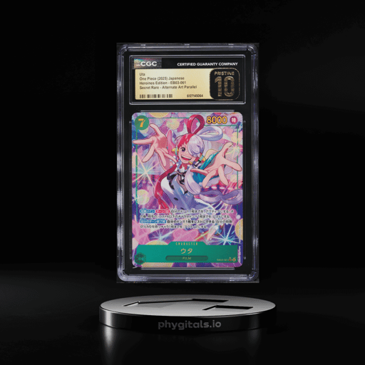 2025 One Piece Japanese Heroines Edition Alt Art Uta #EB03-061 CGC 10 PRISTINE