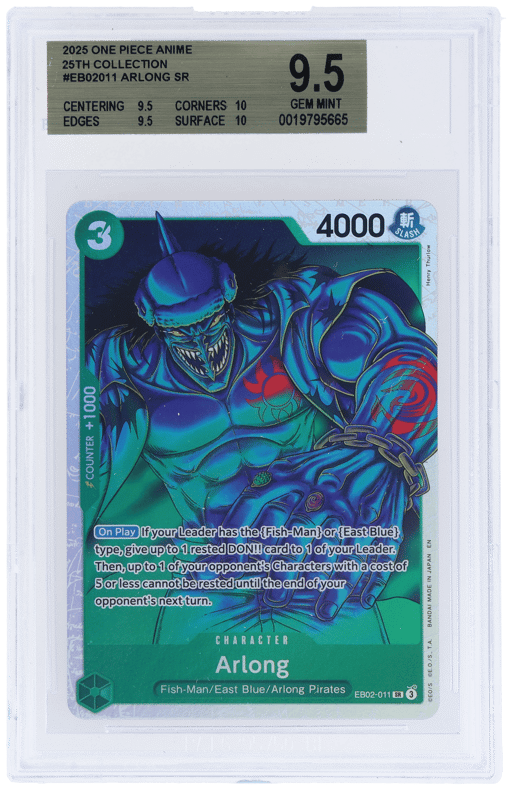 2025 One Piece Card Game Anime 25th Collection Arlong #EB02011 BGS 9.5