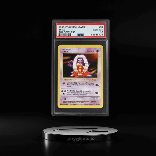 1999 Base Set (Shadowless) English Shadowless Jynx #31 PSA 10