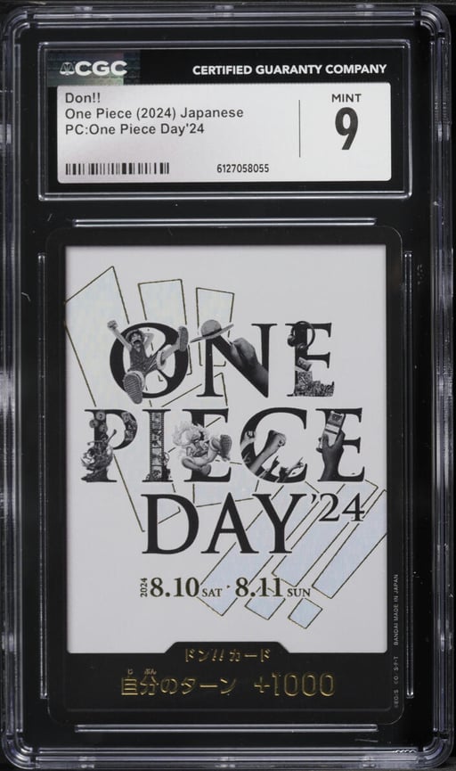2024 One Piece Japanese PC One Piece Day '24 Don!! CGC 9 MINT