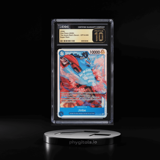 2026 One Piece The Azure Sea's Seven SR Jinbe #OP14-049 CGC 10 PRISTINE