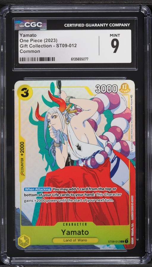 2023 One Piece Gift Collection Yamato #ST09-012 CGC 9 MINT