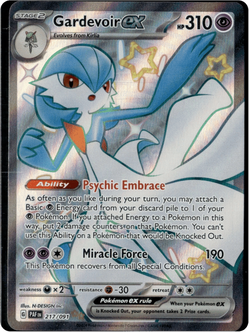 2024 Gardevoir ex #217 Paldean Fates