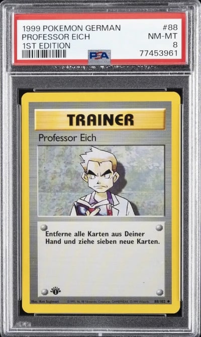 1999 POKEMON GERMAN 1ST EDITION 