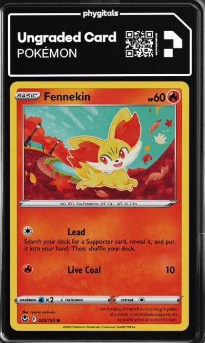 2022 Fennekin Silver Tempest #025