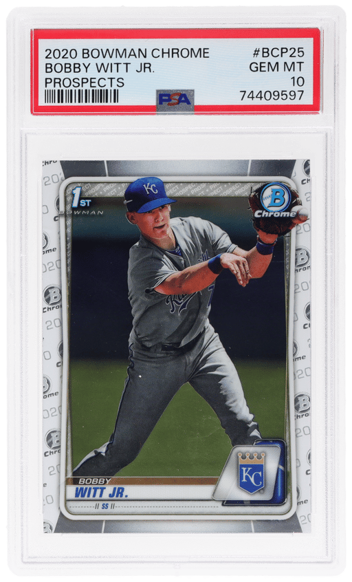 2020 Bowman Chrome Prospect Bobby Witt Jr. #BCP25 PSA 10