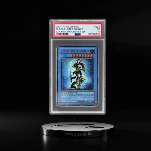 2004 Yu-Gi-Oh Starter Deck Yugi Evolution 1st Edition Black Luster Soldier #SYE24 PSA 5