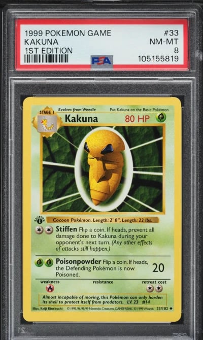 1999 Pokemon Base Set Shadowless