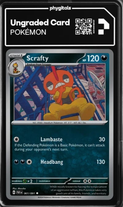 2024 Scrafty Paldean Fates #061