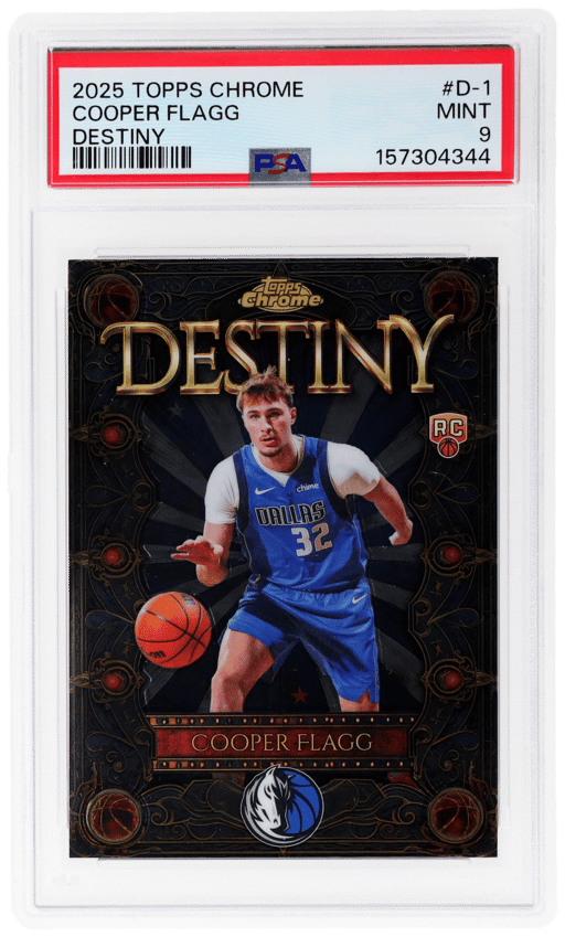 2025 Topps Chrome Destiny Cooper Flagg #D-1 PSA 9