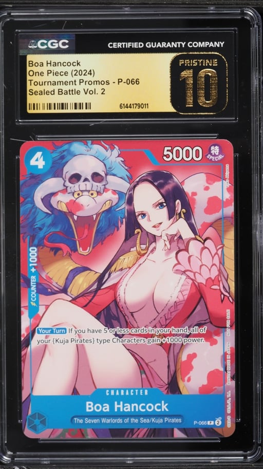 2024 One Piece Tournament Promo Sealed Battle Volume 2 Alt Art Boa Hancock #P-066 CGC 10