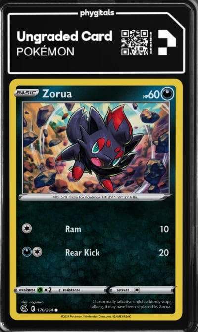 2021 Zorua Fusion Strike #170