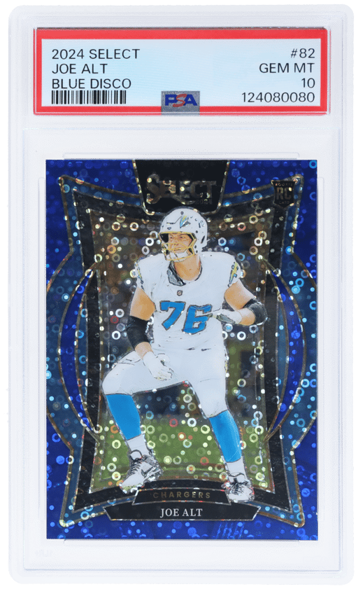 2024 Panini Select Concourse Blue Disco Joe Alt #82 15/25 PSA 10