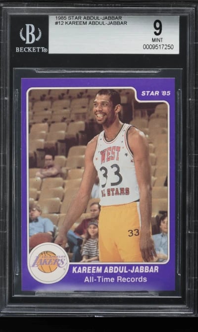 1985 Star Basketball Kareem Abdu