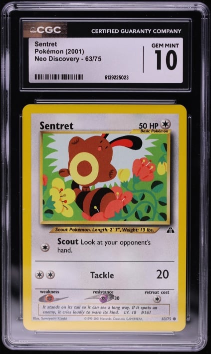2001 Pokemon Neo Discovery Sentr