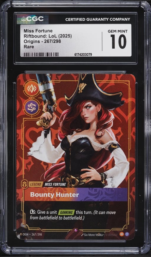 2025 Riftbound League Of Legends LOL Origins Miss Fortune #267 CGC 10 GEM MINT