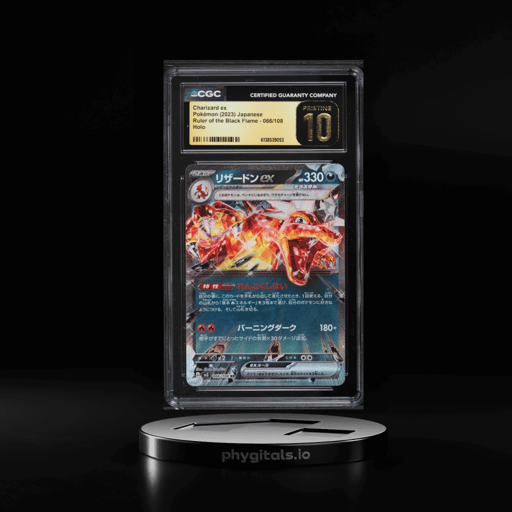 2023 Pokemon Japanese SV Ruler Of The Black Flame Charizard Ex #66 CGC 10 PRISTINE