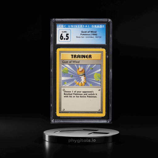 1999 Pokemon Base Set Gust Of Wind #93 CGC 6.5 EXMT+