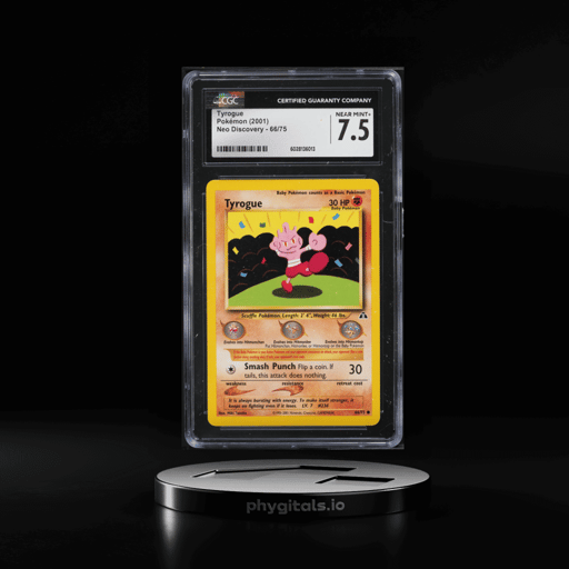 2001 Pokemon Neo Discovery Tyrogue #66 CGC 7.5 NRMT+