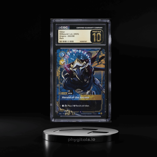 2025 Riftbound League Of Legends LoL Origins Viktor #265 CGC 10 PRISTINE