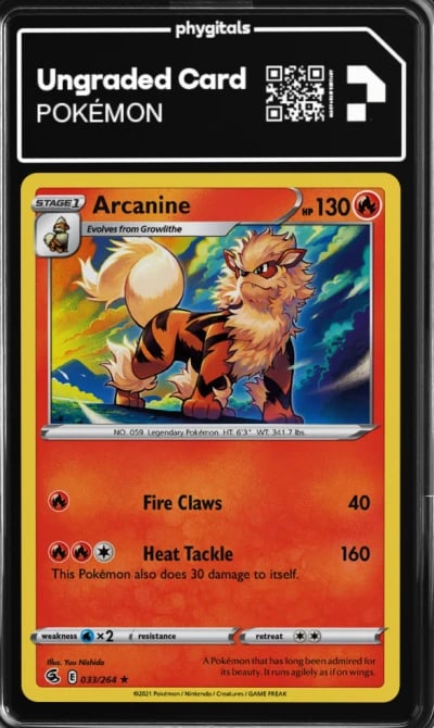 2021 Arcanine Fusion Strike #033