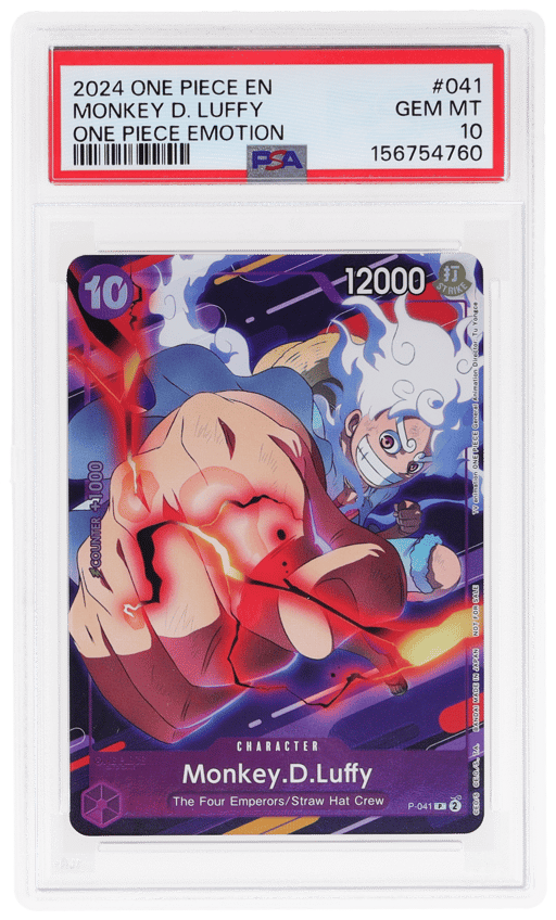 2024 One Piece Tournament Promos One Piece Emotion Monkey D. Luffy #P-041 PSA 10