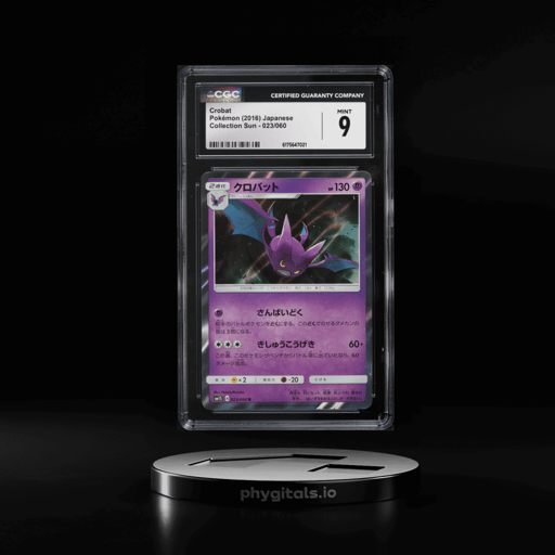 2016 Pokemon Japanese Collection Sun Crobat #023 CGC 9 MINT