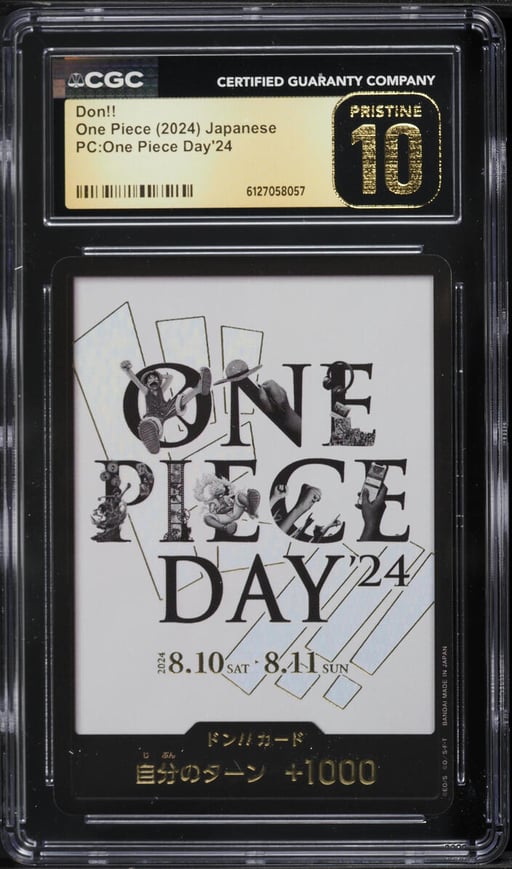 2024 One Piece Japanese PC One Piece Day '24 Don!! CGC 10 PRISTINE