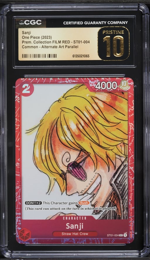 2023 One Piece Premium Collection FILM RED Sanji #ST01-004 CGC 10 PRISTINE