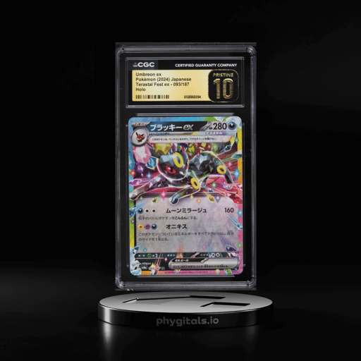 2024 Pokemon Japanese Scarlet & Violet Terastal Fest Ex Holo Umbreon Ex #93 CGC 10 PRISTINE