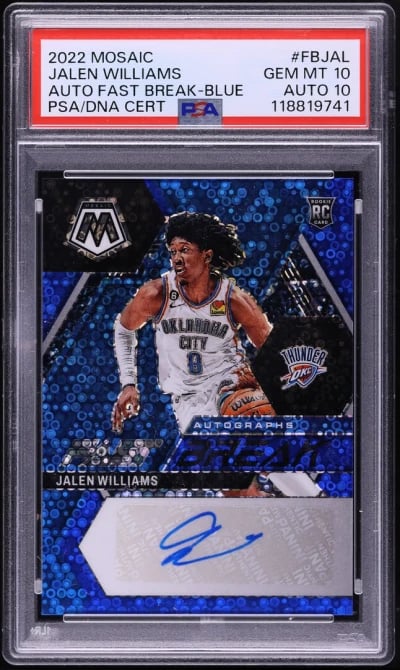 2022 Panini Mosaic Fast Break Bl