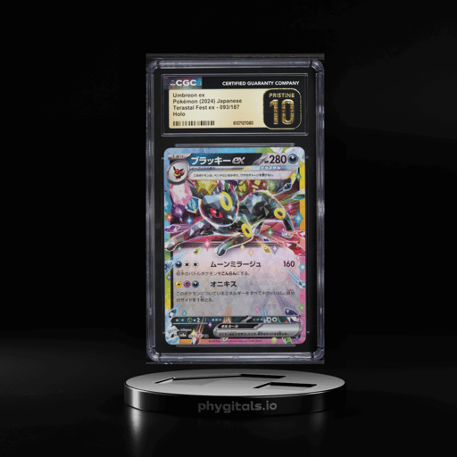 2024 Pokemon Japanese Scarlet & Violet Terastal Fest Ex Holo Umbreon Ex #93 CGC 10 PRISTINE
