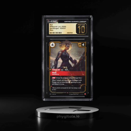 2026 Riftbound League Of Legends Spiritforged Rell #024 CGC 10 PRISTINE