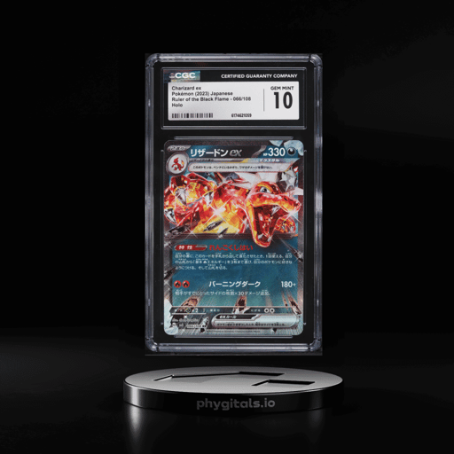 2023 Pokemon Japanese SV Ruler Of The Black Flame Holo Charizard ex #66 CGC 10 GEM MINT