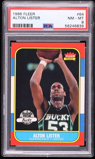 1986 Fleer Basketball Alton List