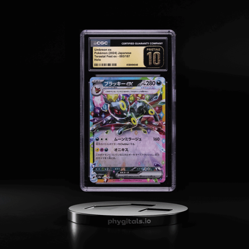 2024 Pokemon Japanese Scarlet & Violet Terastal Fest ex Holo Umbreon ex #93 CGC 10 PRISTINE