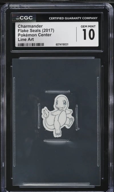 2017 Pokemon Center Flake Seals 