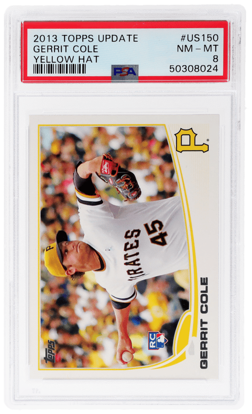 2013 Topps Update Yellow Hat Gerrit Cole #US150A PSA 8