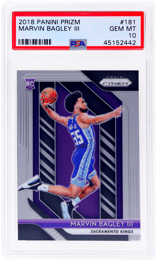 2018 Panini Prizm Marvin Bagley III #181 PSA 10
