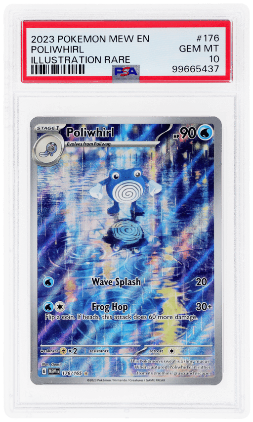 2023 Pokemon Scarlet and Violet 151 Illustration Rare Poliwhirl #176 PSA 10