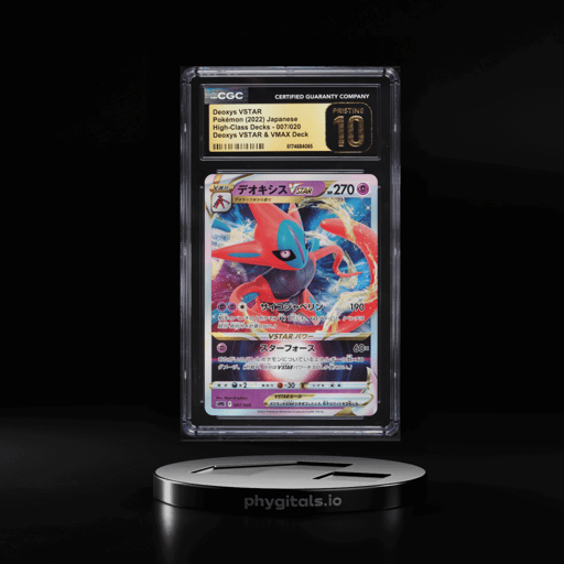 2022 Pokemon Japanese Sword & Shield High-Class Decks Holo Deoxys VSTAR #7 CGC 10 PRISTINE