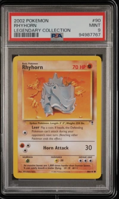 2002 POKEMON LEGENDARY COLLECTIO